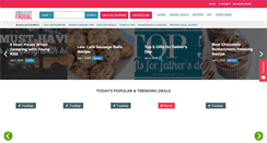 Desktop Screenshot of fabulesslyfrugal.com